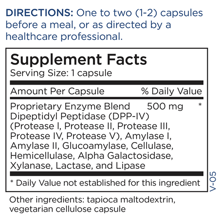 GluDaZyme (Metabolic Maintenance) supplement facts