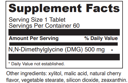 gluconic dmg davinci labs supplement facts