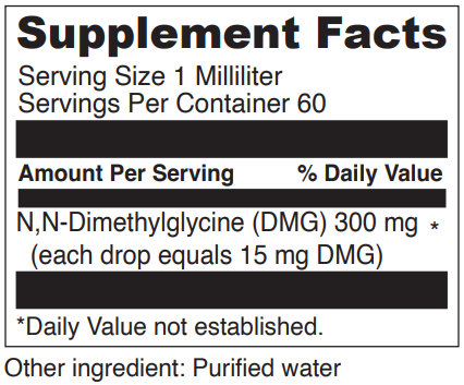 gluconic dmg liquid davinci labs supplement facts