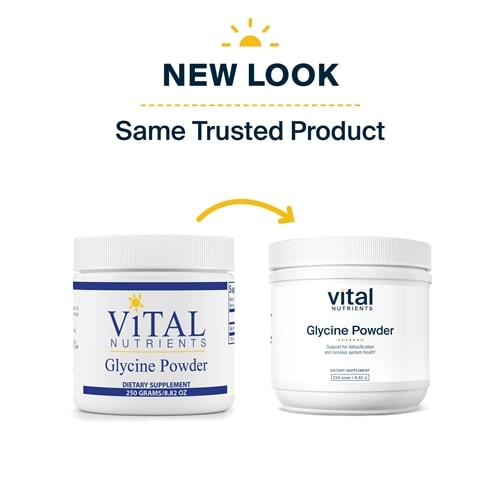 Glycine Powder Vital Nutrients new look