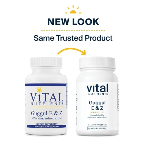 Guggul E&Z Extract 99% Vital Nutrients new look