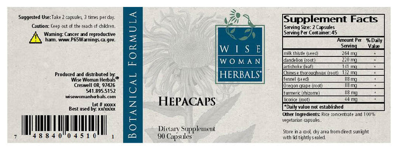 Hepacaps Wise Woman Herbals products