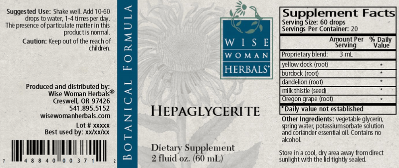 Hepaglycerite 2oz Wise Woman Herbals products