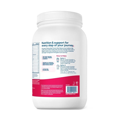 High Protein Meal Replacement - Strawberry Bariatric Fusion side