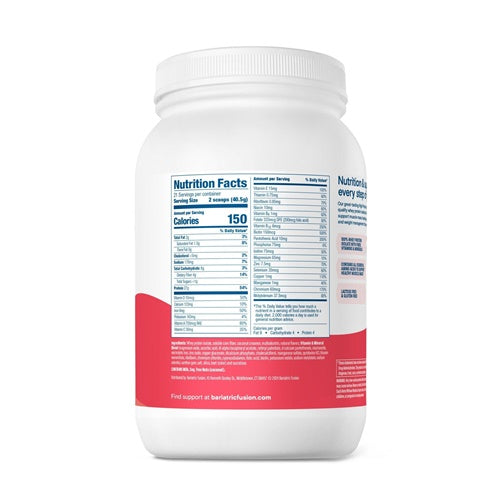 High Protein Meal Replacement - Strawberry Banana Bariatric Fusion side