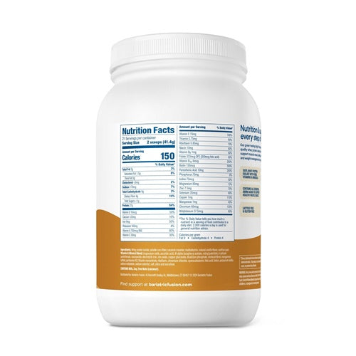 High Protein Meal Replacement Vanilla Bariatric Fusion side