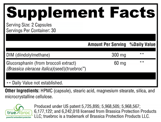 Hormone Protect (Xymogen) Supplement Facts