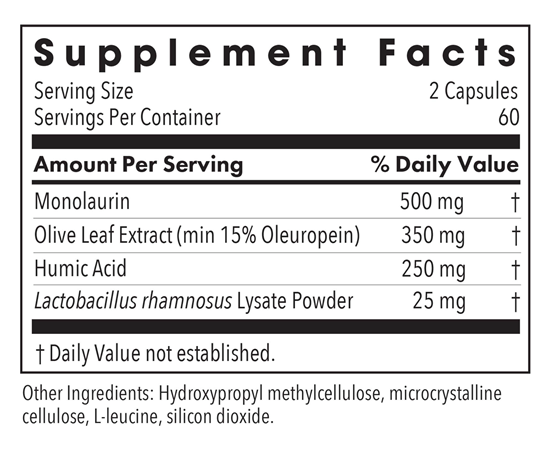 humic-monolaurin complex allergy research group supplement facts