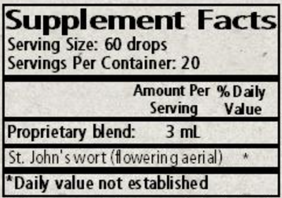 Hypericum St. John's wort 2oz Wise Woman Herbals supplements