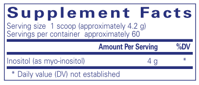 Inositol (Powder) supplement facts