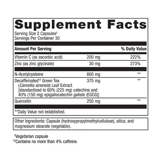 Immune Active (Metagenics) Supplement Facts