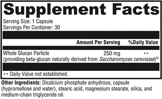 ImmunotiX 250 (Xymogen) Supplement Facts