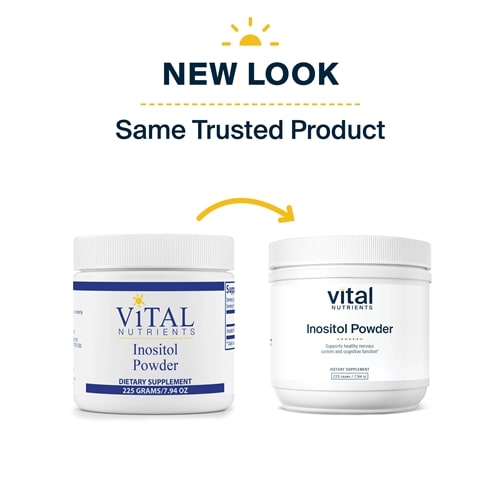 Inositol Powder Vital Nutrients new look