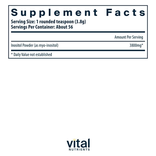 Inositol Powder Vital Nutrients supplements