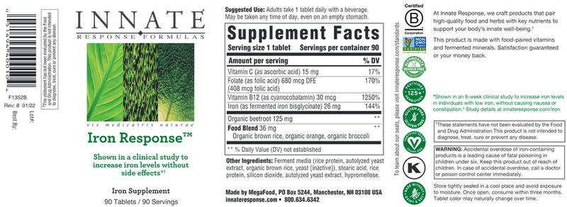 Iron Response Innate Response Label