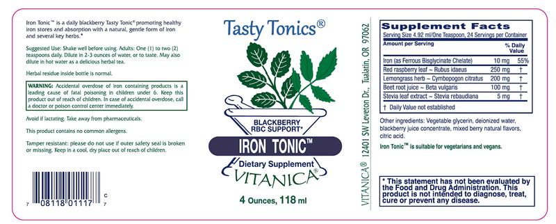 Iron Tonic Vitanica products