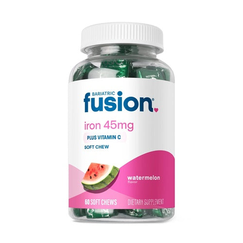 Iron Soft Chew with Vitamin C Watermelon Bariatric Fusion