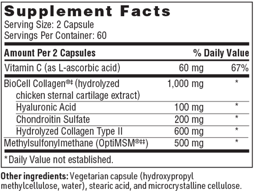 joint revitalizer sfi health supplement facts