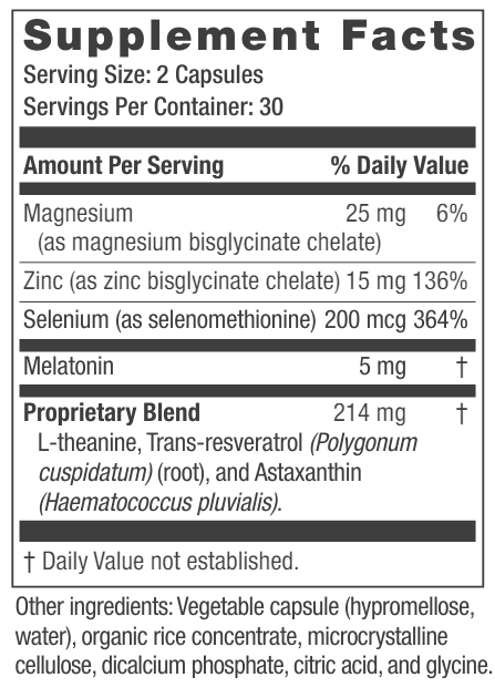 Kavinace OS (Neuroscience) supplement facts