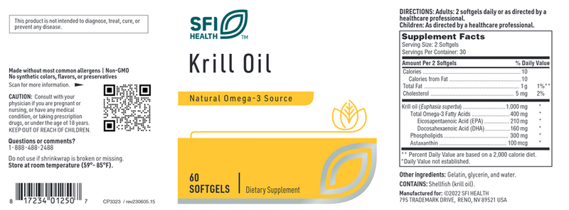 krill oil sfi health label