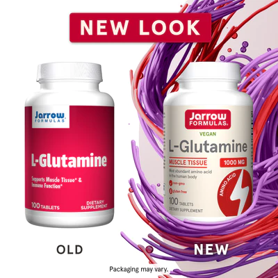 L-Glutamine 1000 mg Jarrow Formulas new look