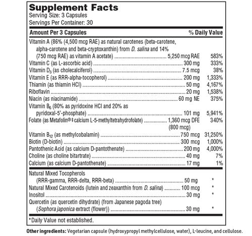 lda multi-vitamin sfi health supplement facts