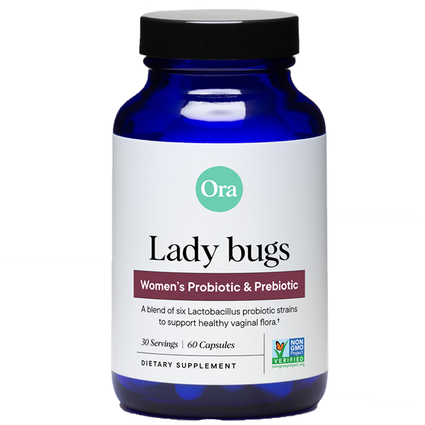 Lady Bugs: Women's Probiotic & Prebiotic Capsules (Ora Organic)