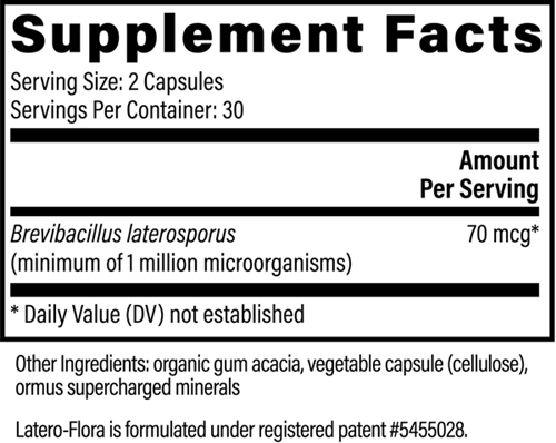 latero-flora global healing supplement facts