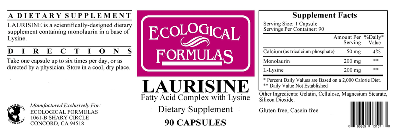 Laurisine (Ecological Formulas) Label