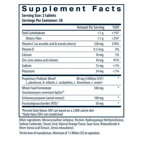 leaky gut defense vital nutrients supplement facts