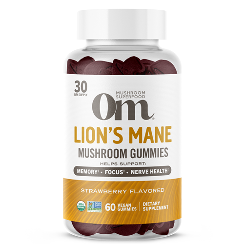 Lion's Mane Mushroom Gummies (Om Mushrooms)