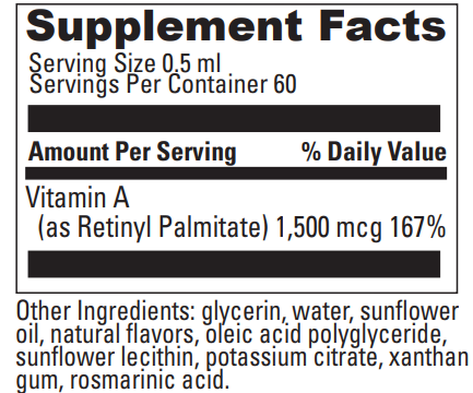 liposomal a davinci labs supplement facts