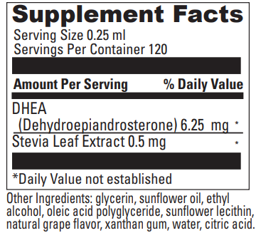 liposomal dhea davinci labs supplement facts