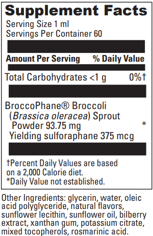 liposomal sulforaphane davinci labs supplement facts