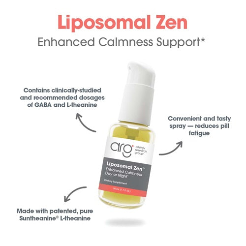 enhanced calmness support | liposomal zen allergy research group