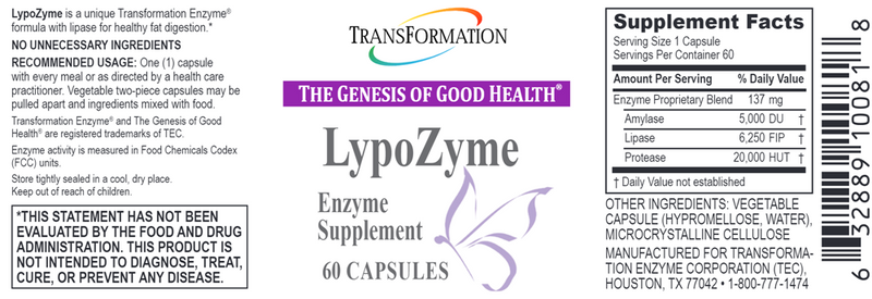 LypoZyme (Transformation Enzyme) Label