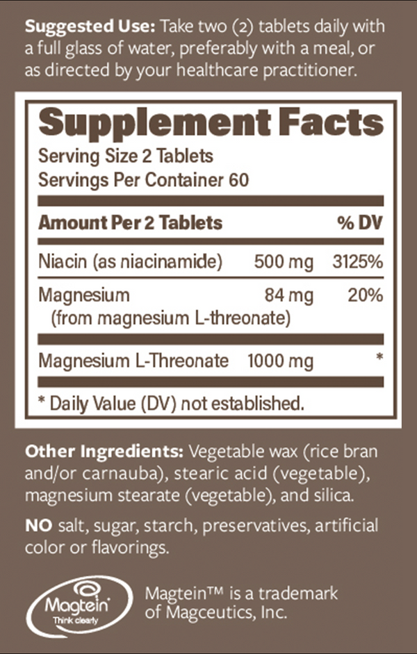 MAG-AMIDE SR Endurance Product Company supplement facts