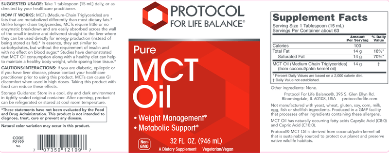 MCT Oil 32oz