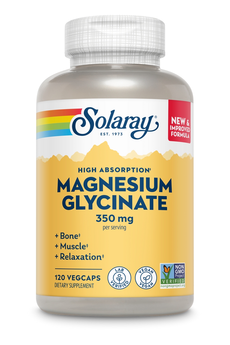 Magnesium Glycinate 350 mg 120ct Solaray