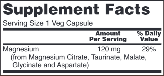 Magnesium Transporters (NOW) Supplement Facts