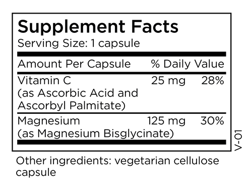 magnesium glycinate methylpro supplement facts