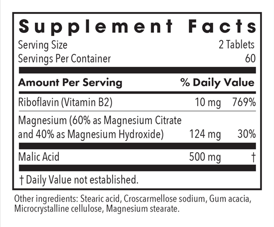 magnesium malate forte allergy research group supplement facts