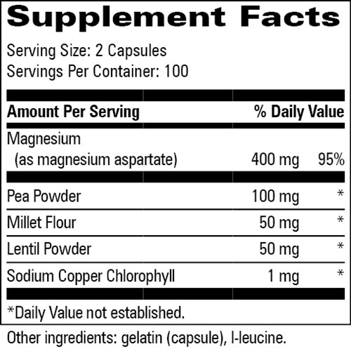 Magnezyme Progressive Labs supplement facts