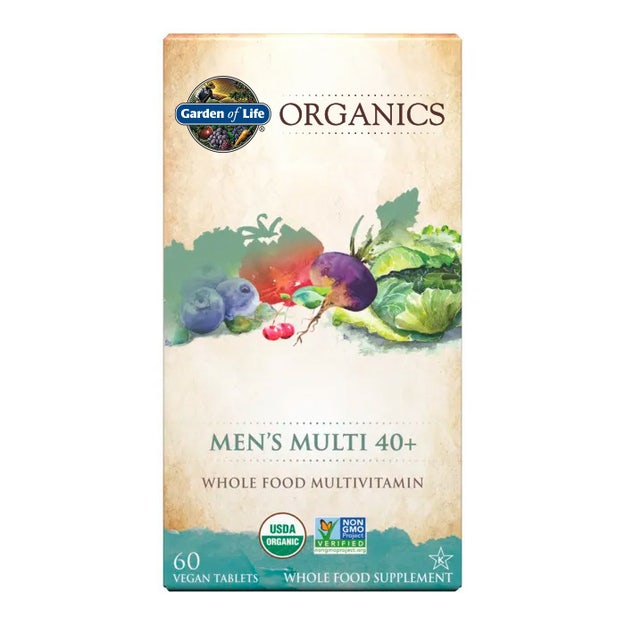 men's multi 40+ organic garden of life