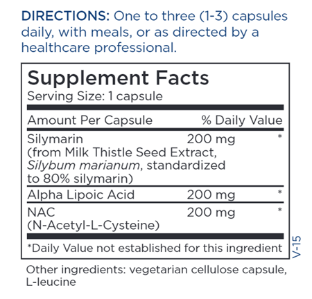 Metabolic Detox (Metabolic Maintenance) supplement facts