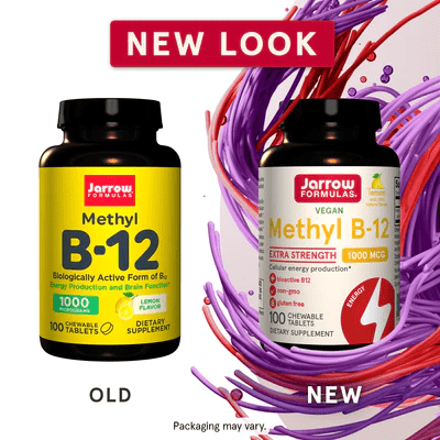 Methyl B-12 Lemon Jarrow Formulas new look