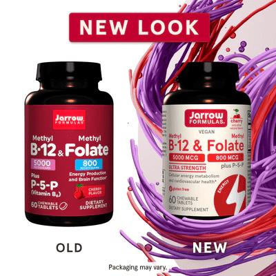 Methyl B-12 Methyl Folate Cherry Jarrow Formulas new look