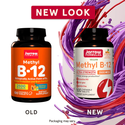 Methyl B-12 Tropical Jarrow Formulas new look