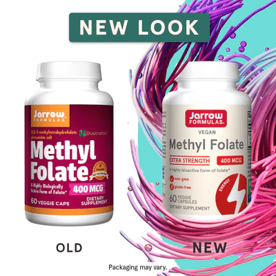 Methyl Folate Jarrow Formulas new look