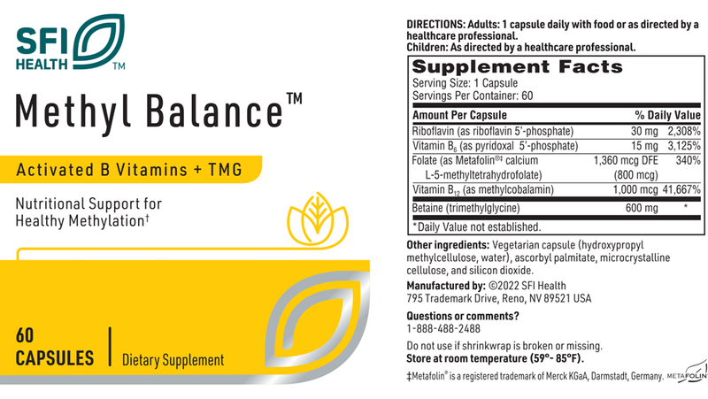 methyl balance sfi health label